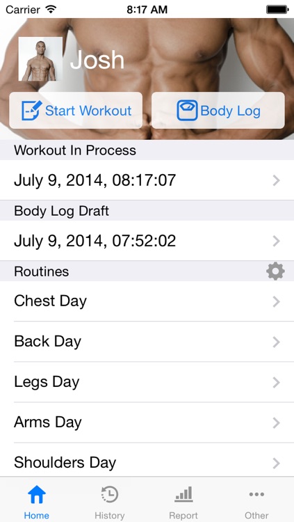 Workout Log Tracker - FitNote