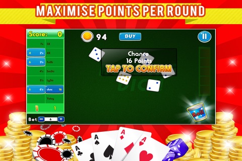 Yatzy Dice Casino PRO - The Gold Rush Blitz Game screenshot 2
