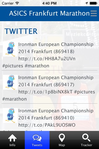 Asix Marathon Event App screenshot 3