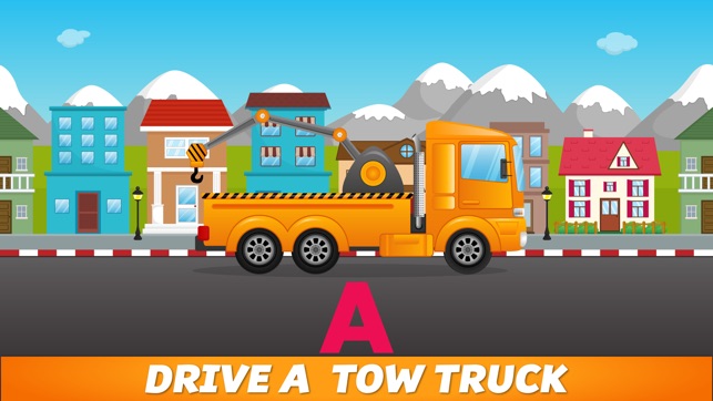 ABC Tow Truck Free - an alphabet fun game for preschool kids(圖2)-速報App