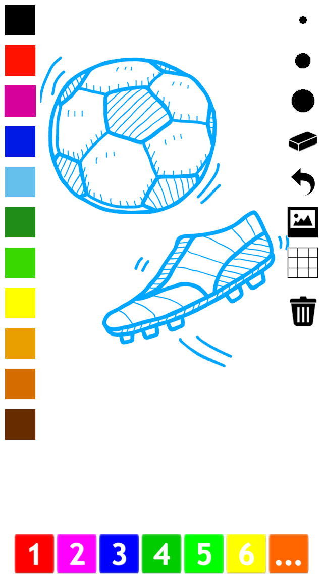 How to cancel & delete Coloring Book of Soccer for Children: Learn to color the world of football from iphone & ipad 1