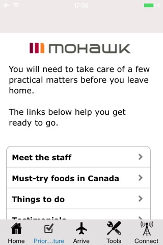 Mohawk College Arrival screenshot 3