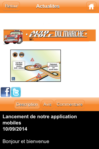 Auto école du marché screenshot 2