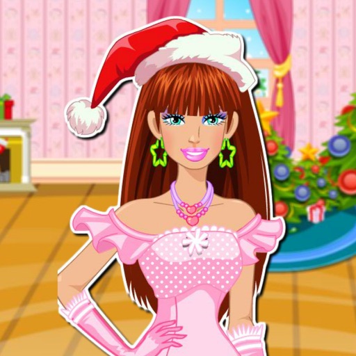 Santa Girl Christmas Night Prep icon