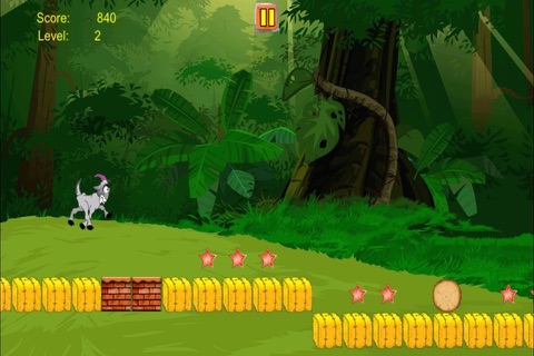 A  Crazy Jumping Goat - A Barn Animal Hopping Game screenshot 3