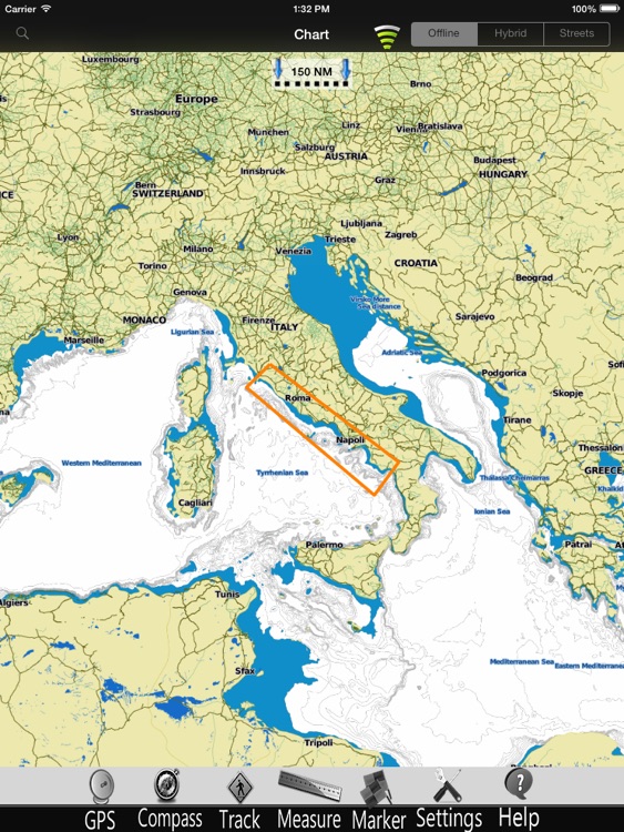 Lazio to Campania Charts Pro screenshot-3