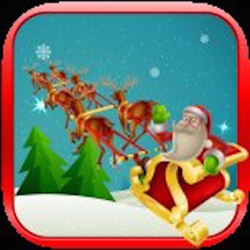 Santa in a line : Hold the Awesome Santa in centre of endless path Game icon