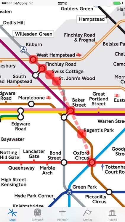 London Tube Map and Guide - Live underground line status and departure info screenshot-3