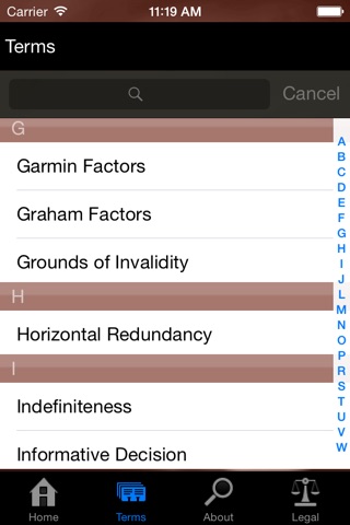 The Book of Jargon® – PTAB screenshot 2