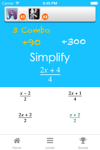 Algebra Quiz Game - Math Tutor screenshot 2