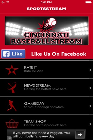 CINCINNATI BASEBALL STREAM screenshot 2