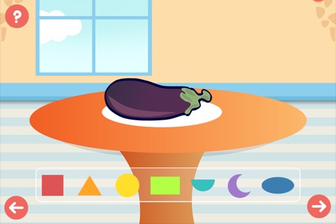 A Food Shapes Game for Children to Recognize Geometric Shape screenshot 4