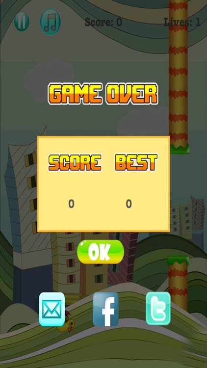 Flappy Duck - The Yellow Bird Is Back!!! screenshot-4