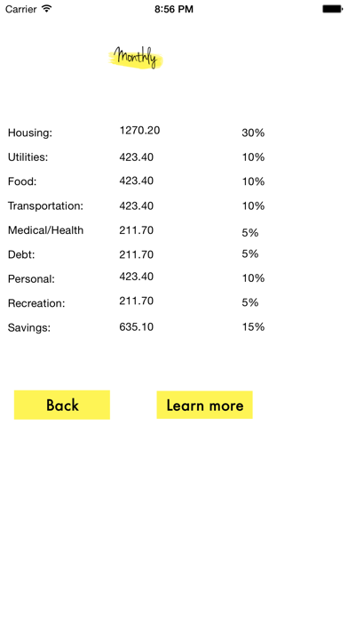 Screenshot #3 pour The Finance Bar: Expense Bar