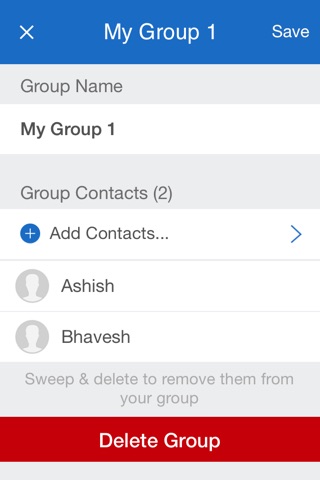Group SMS pro - Send quick sms, text, iMessages, photos, templates and Messages in to group recipients screenshot 3