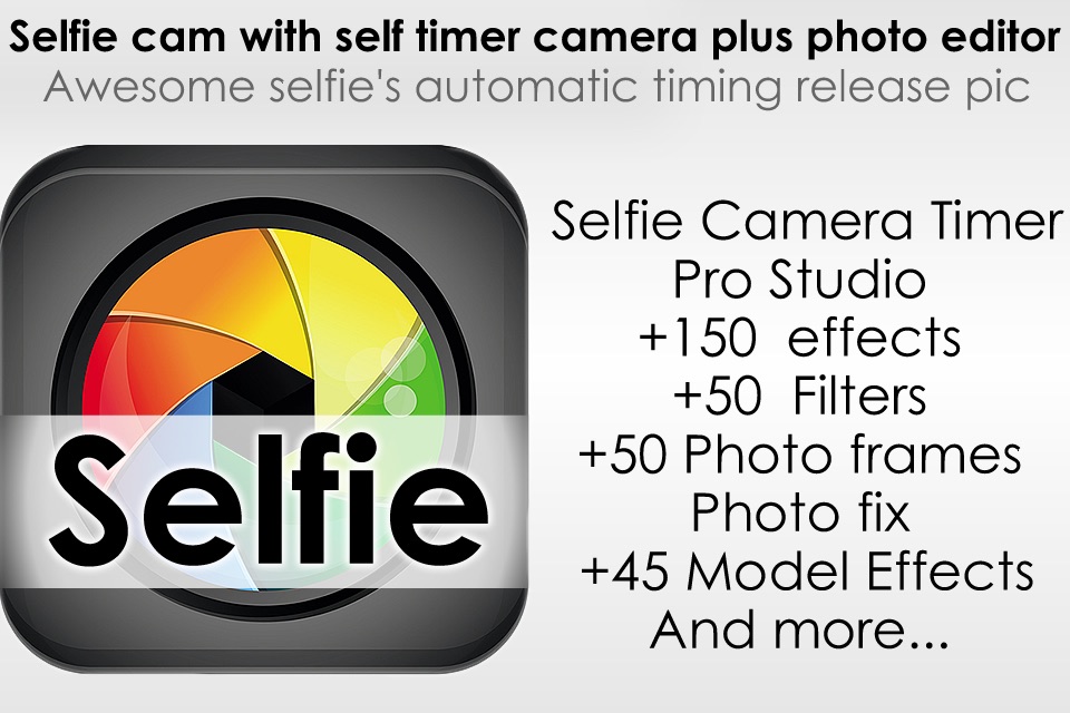 Selfie Camera Editor Plus Automatic Timing Release screenshot 2