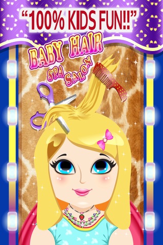 Baby Hair Salon Makeover - cut, color, wash & create fun different hairstyles for princess pro screenshot 2