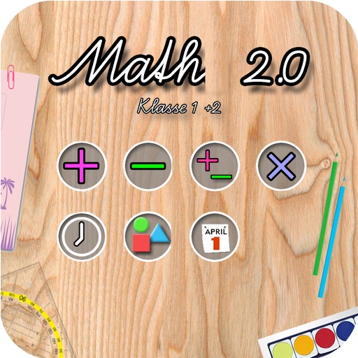 Math 2.0 Geometry Clock Multiplication iOS App