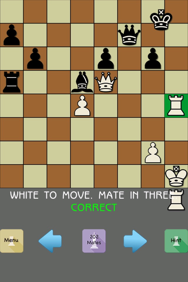 101 Chess Checkmate Puzzles - 15 Chess Puzzles FREE screenshot 4