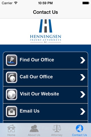 Henningsen Law Accident App screenshot 3