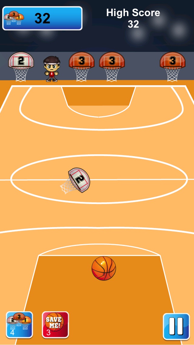 Basketball - 3 Point Hoops 2.0 IOS -