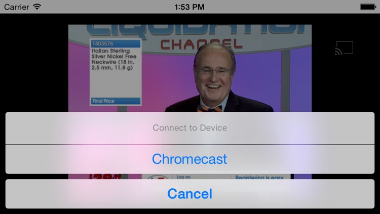 Liquidation Channel for Chromecast