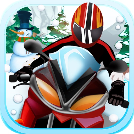 An Agent Bike Winter Off-road Race - Hill Climb in North Pole Highway FREE icon