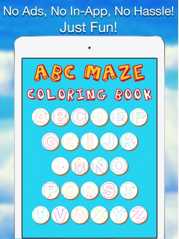 ABC Maze Coloring Book - Fun with the Alphabet for Kids and Toddlers screenshot 2