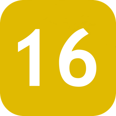１６