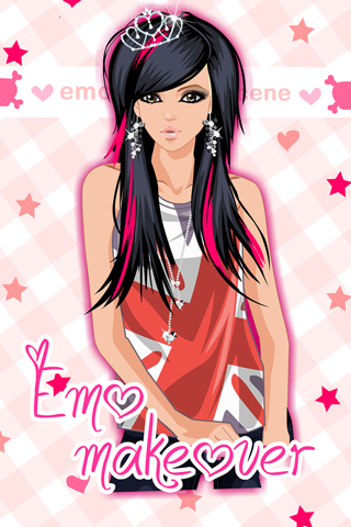 Emo Dress Up game screenshot 4