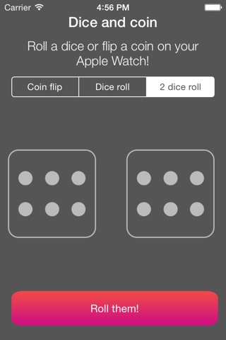 Dice and Coin watch screenshot 2