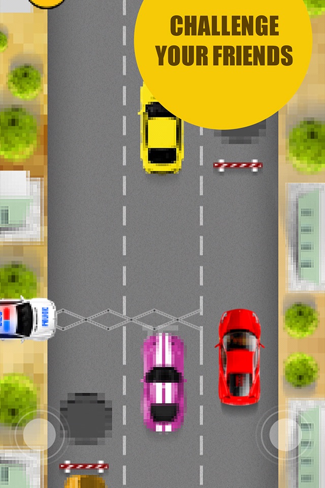 Pixel Traffic - best one tap 8 bit style game screenshot 2