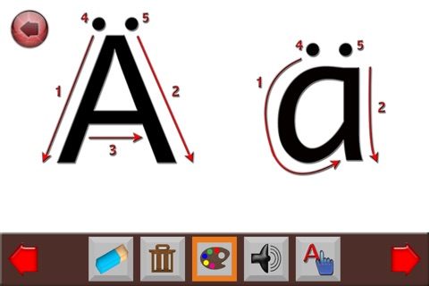 Learn German Alphabet Writing screenshot 2