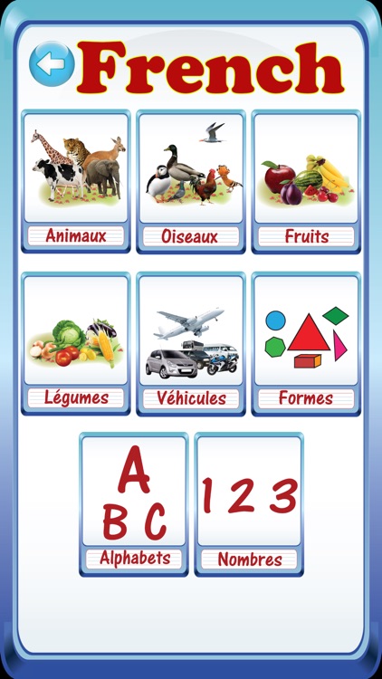 Preschooler Kids French ABC Alphabets & Numbers Flash Cards