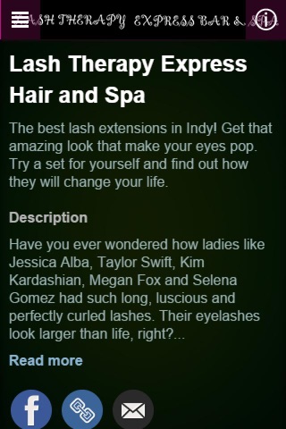 Lash Therapy Express Bar & Spa screenshot 2