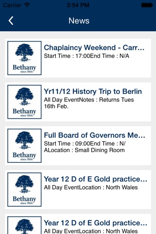 Bethany School Kent screenshot 2