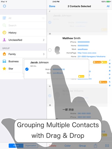 ContactsBook for iPad screenshot 3