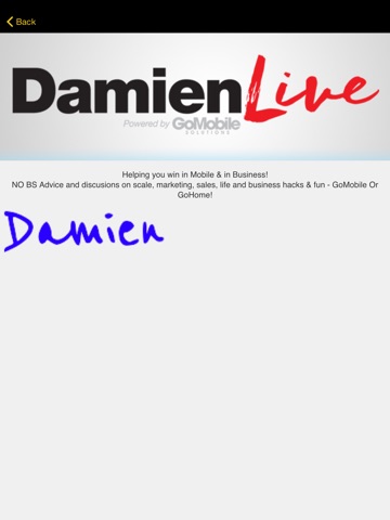 Damien Live HD screenshot 4