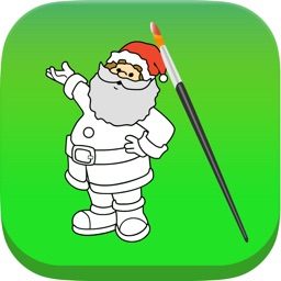 Santa Claus Christmas Coloring Book For Kids