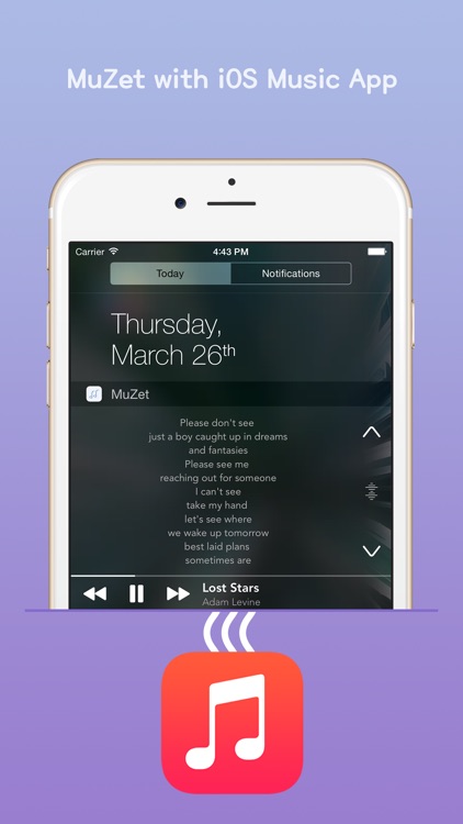 MuZet - Lyrics Widget