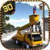 Bucket Crane Transport Truck 3D - Real parking and trucker simulation game