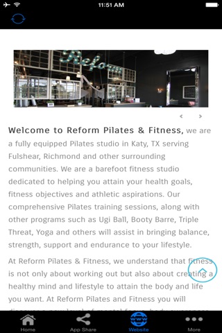 Reform Pilates and Fitness screenshot 3