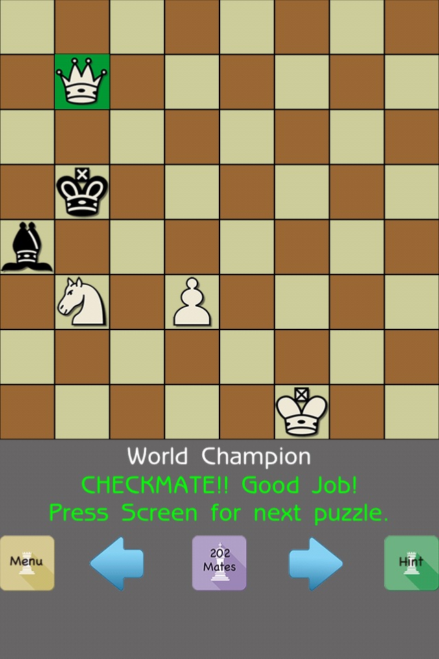 202 Chess Mate In ONE - 101 Chess Puzzles FREE screenshot 3