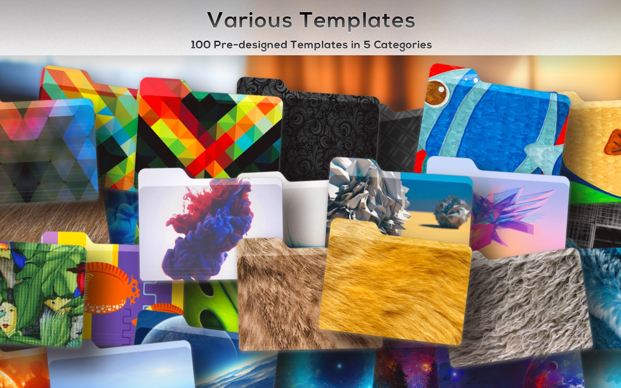 Screenshot do app Folder Templates HD