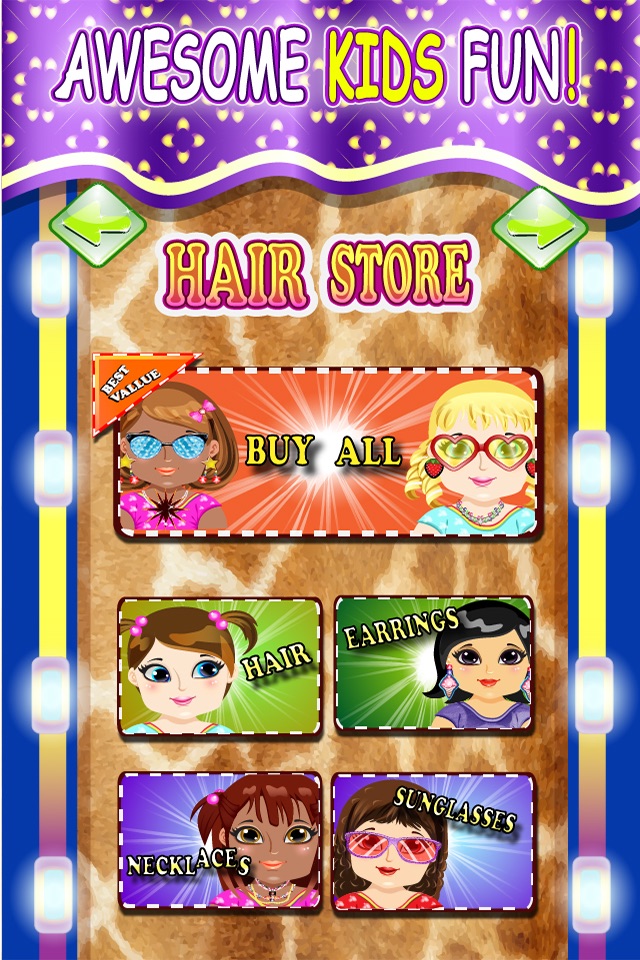 Baby Hair Saloon Makeover - cut, color, wash & create fun different hairstyles for princess free screenshot 3