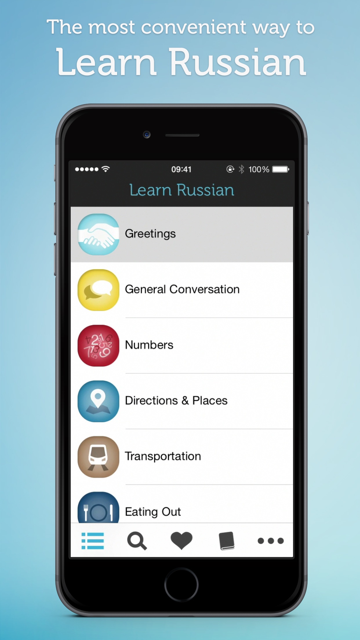 Screenshot do app Learn Russian - Phrasebook for Travel in Russia, Moscow, Saint Petersburg, Novosibirsk, Yekaterinburg, Nizhny Novgorod, Samara, Omsk