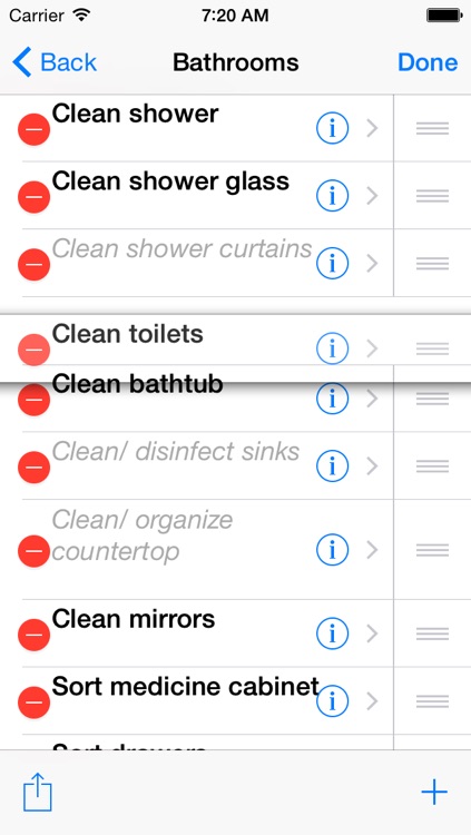 Housekeeping List screenshot-3