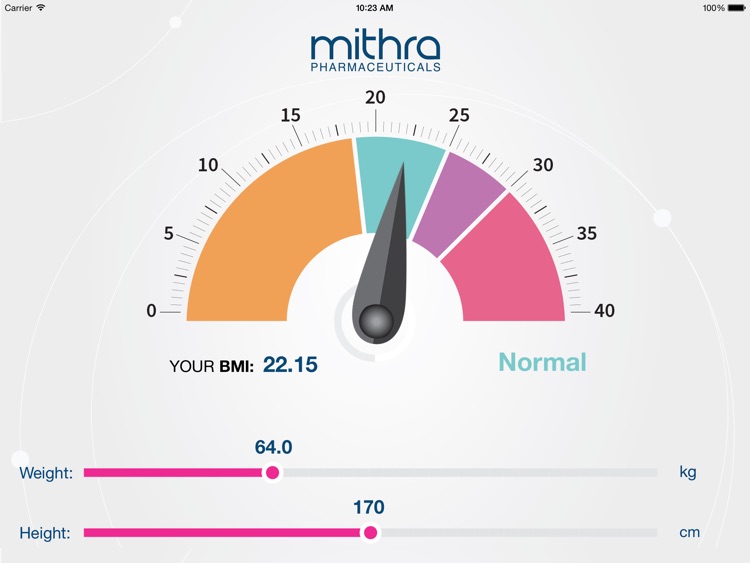 BMI calculator Mithra