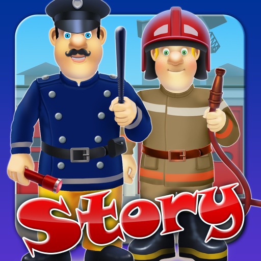 My Brave Fireman Rescue Design Storybook - Free Game iOS App
