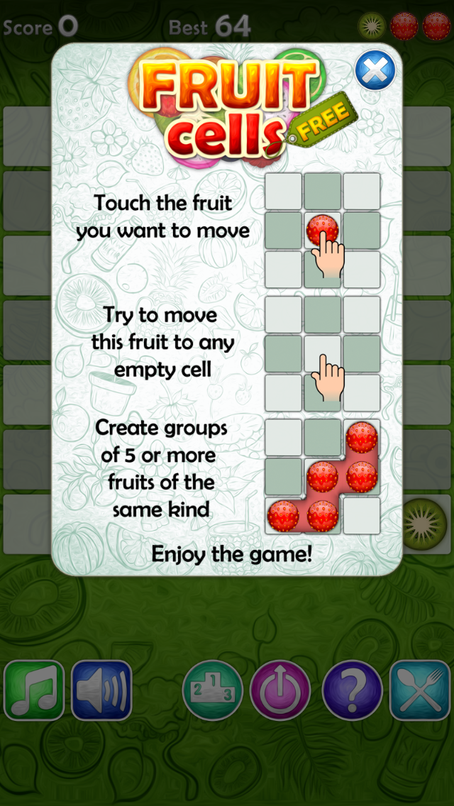 Fruit Cells Free screenshot 3